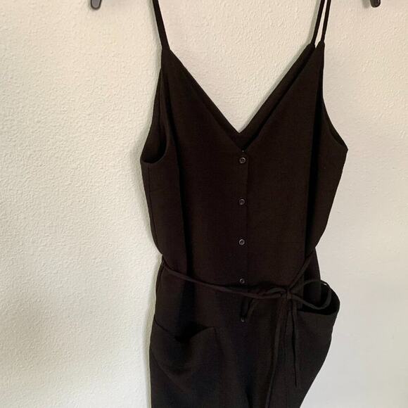 Top Shop Black Sleeveless Romper - Picture 3 of 13